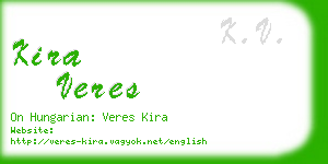 kira veres business card
